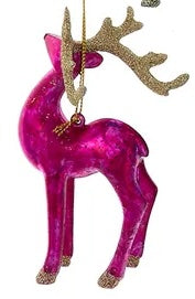 Bright Color Reindeer Ornaments