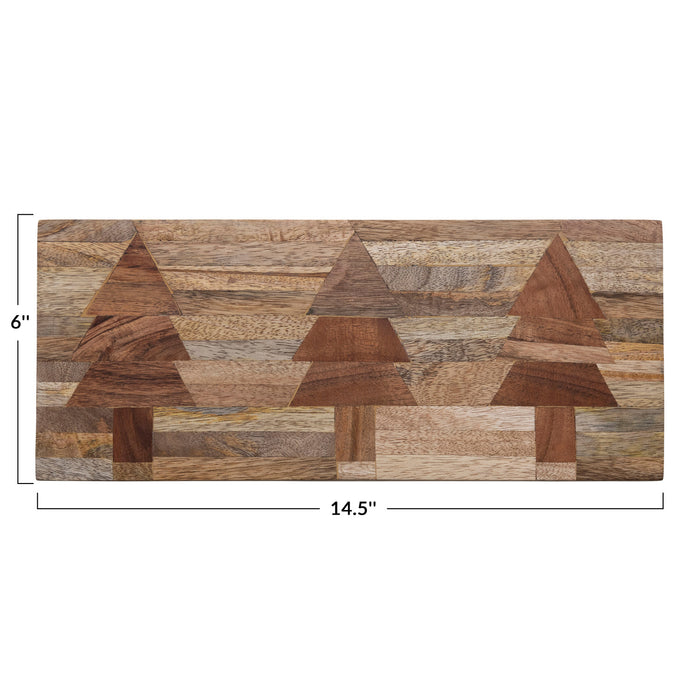 Mango Wood Christmas Tree Tray