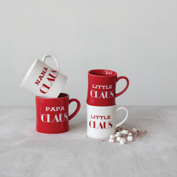 Papa & Nana Claus Mugs