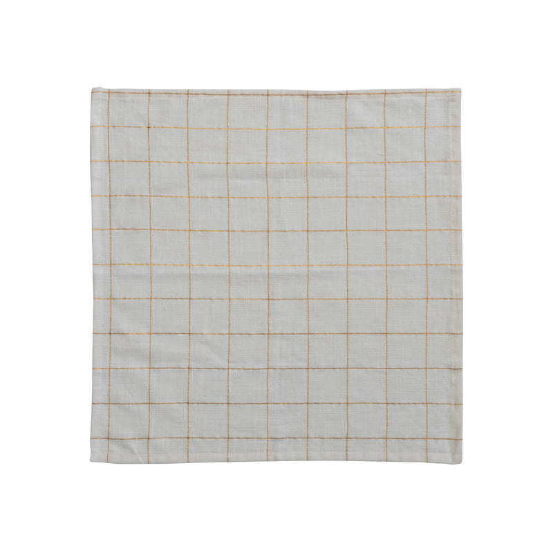Metallic Gold Thread Napkins