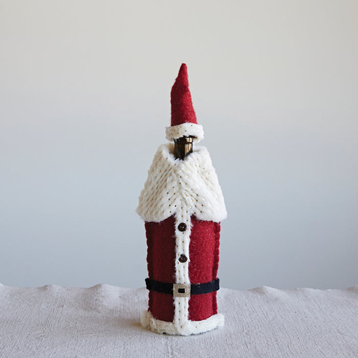 Santa Bottle Outfit