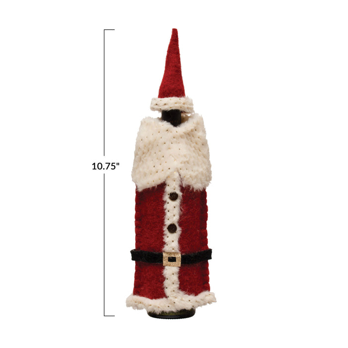 Santa Bottle Outfit