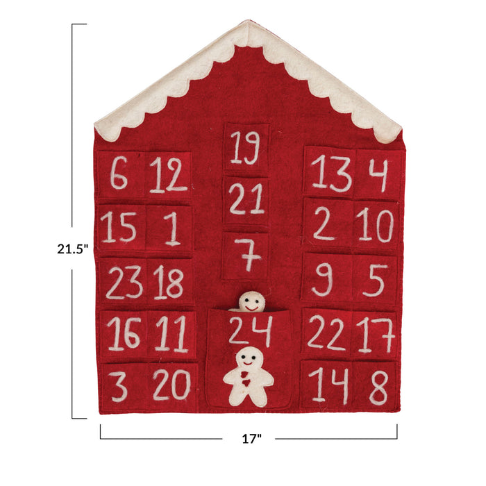 Handmade Wool Advent Calendar