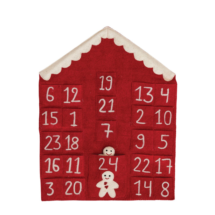 Handmade Wool Advent Calendar