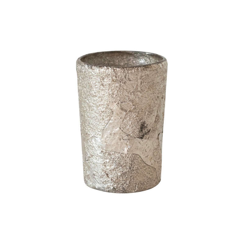 Mercury Glass Deer Votive