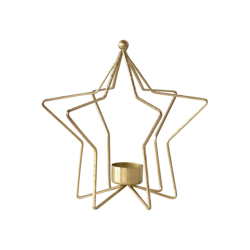 Metal Star Tealight Holders