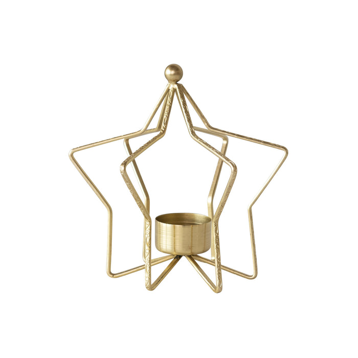 Metal Star Tealight Holders