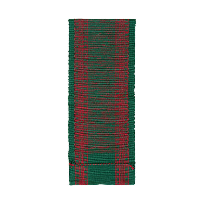 Woven Tartan Table Runner