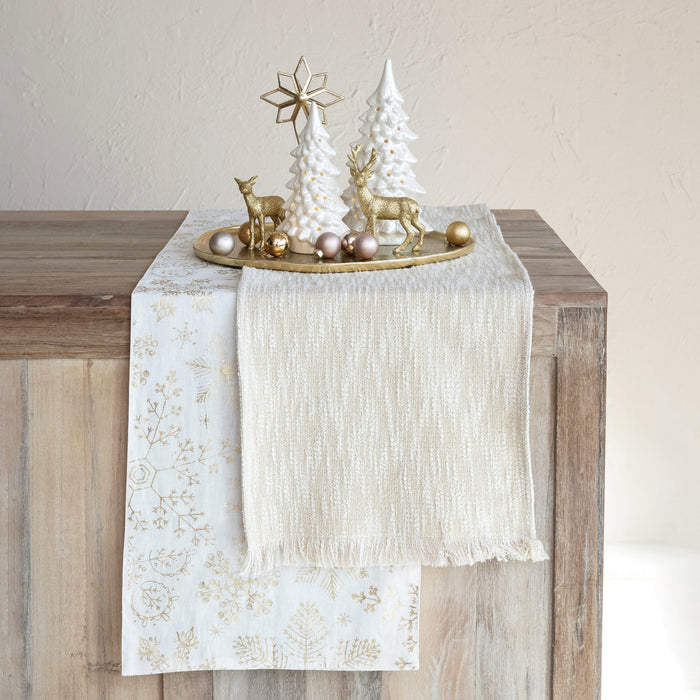 Woven Gold Thread Table Runner