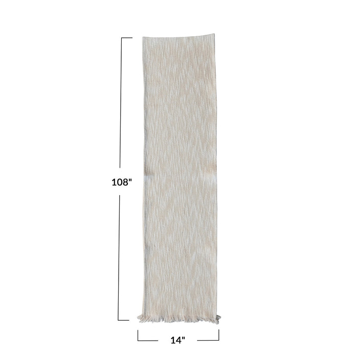 Woven Gold Thread Table Runner
