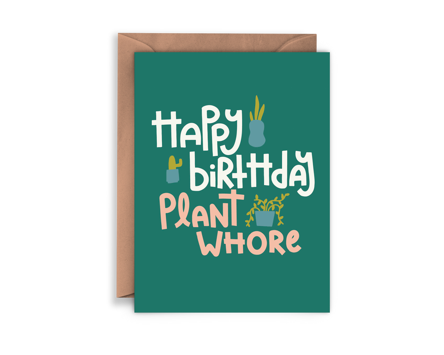 Plant Whore Card