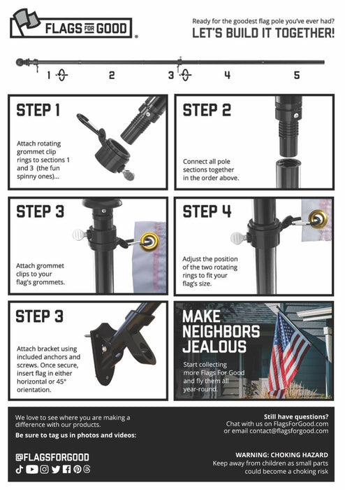 The Goodest Flag Pole Kit