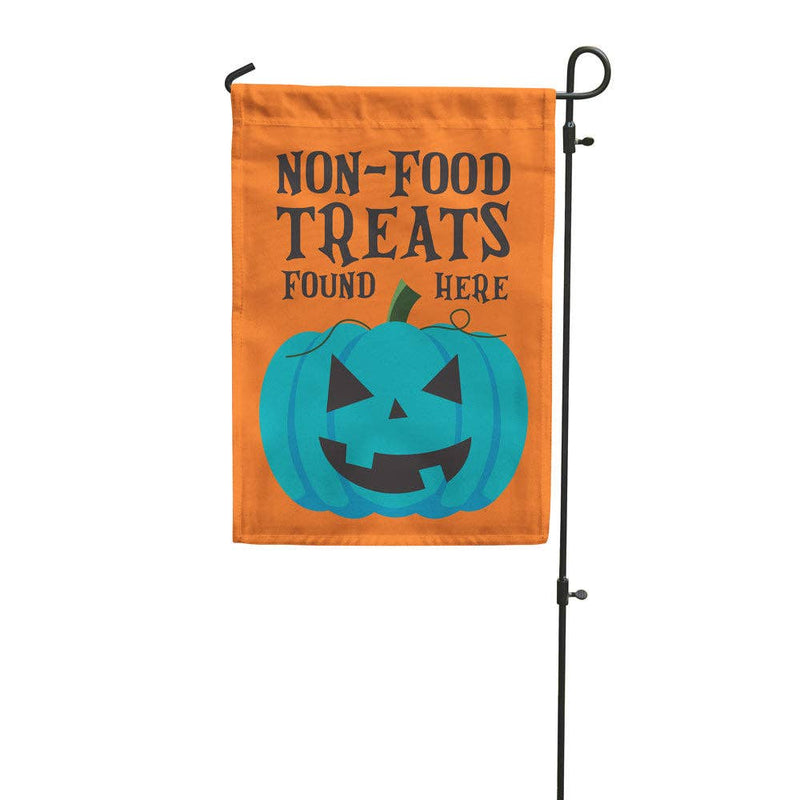 Teal Pumpkin Double Sided Garden Flag