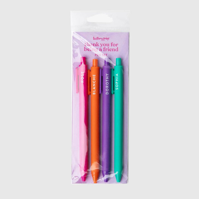 Thank You For Being a Friend Jotter Pen Set