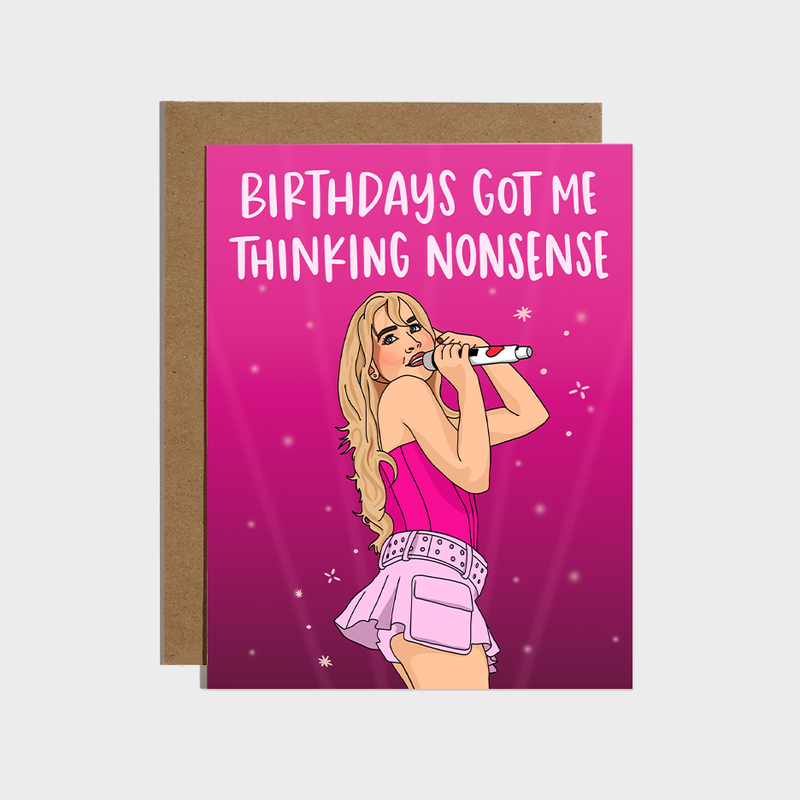 Nonsense Birthday Card