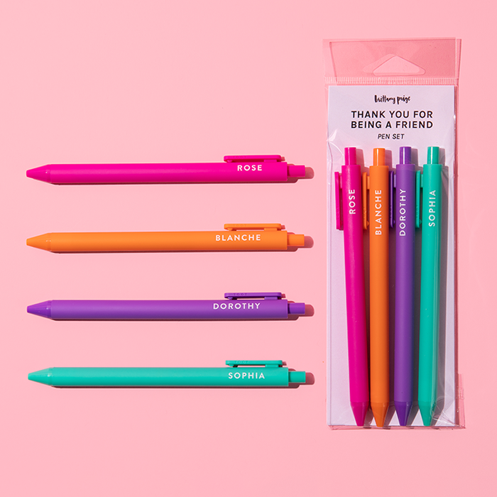 Thank You For Being a Friend Jotter Pen Set