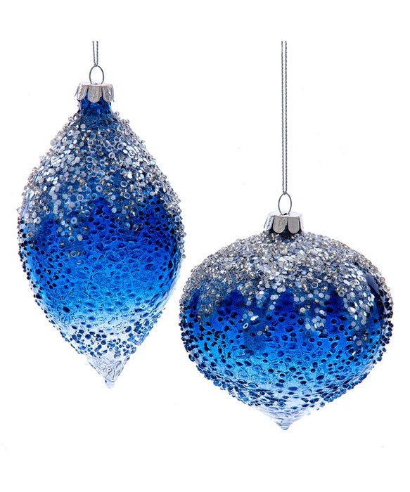 Icy Blue Ornaments