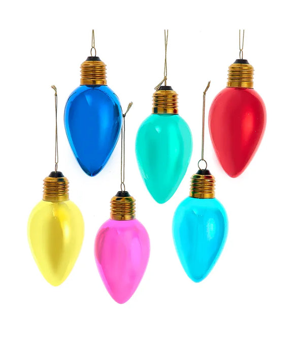 Glass Oversized Bulb Ornaments