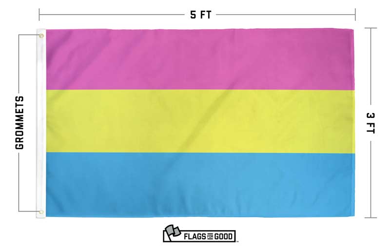 Pansexual (Pan) Pride Flag