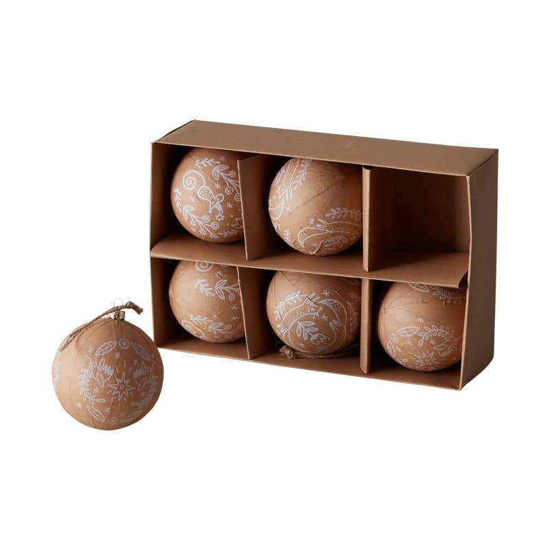 Pip Kraft Ornament Set