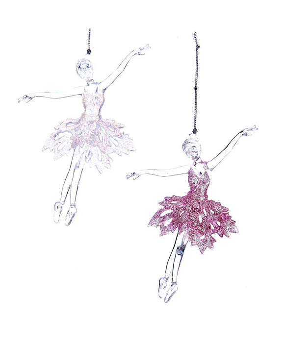 Pink Ballet Ornaments