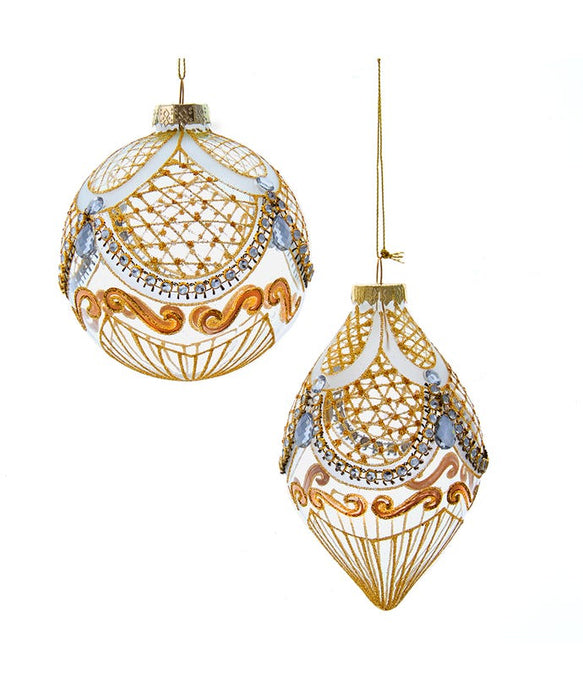 Glass Rhinestone Ornaments