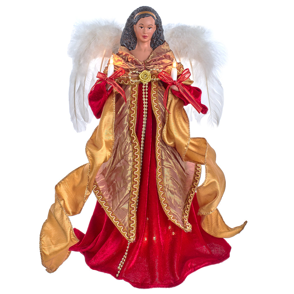 christmas angel in red dress Mid Century Christmas Angel Planter Figurine, Girl Angel, Praying Vintage Angel, Made in Japan, Red Dress, Gold Halo, Wings, Crazing on Back