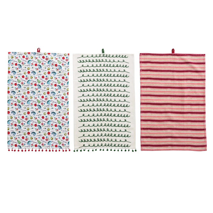 Holiday Patterns Tea Towels