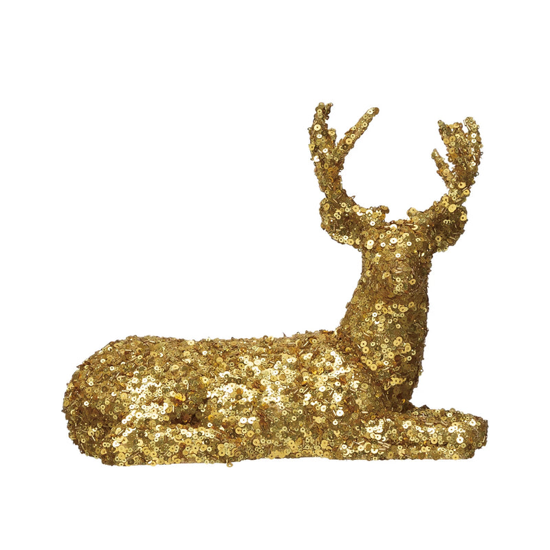 Gold Sequin Deer