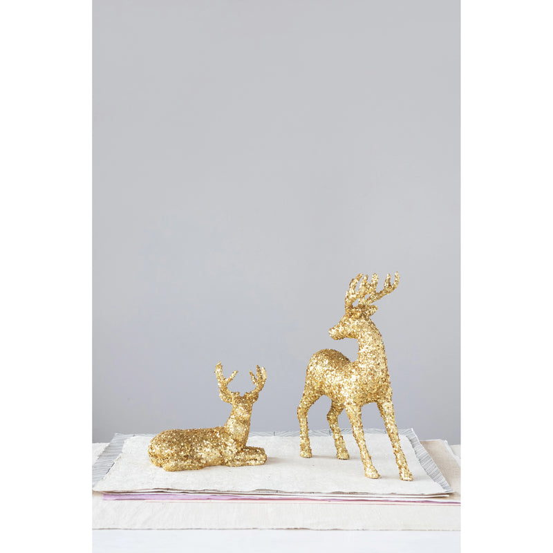 Gold Sequin Deer