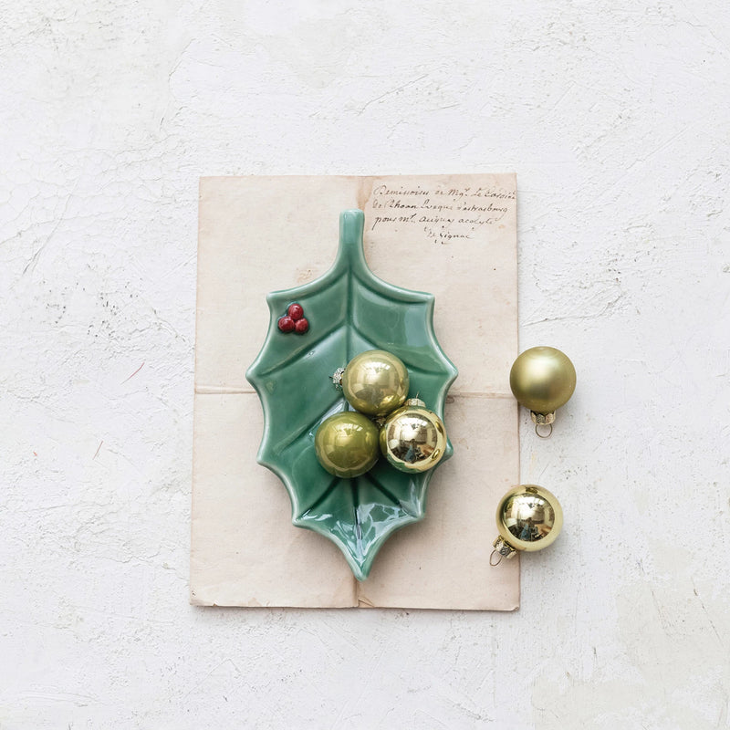 Holly Leaf Dish