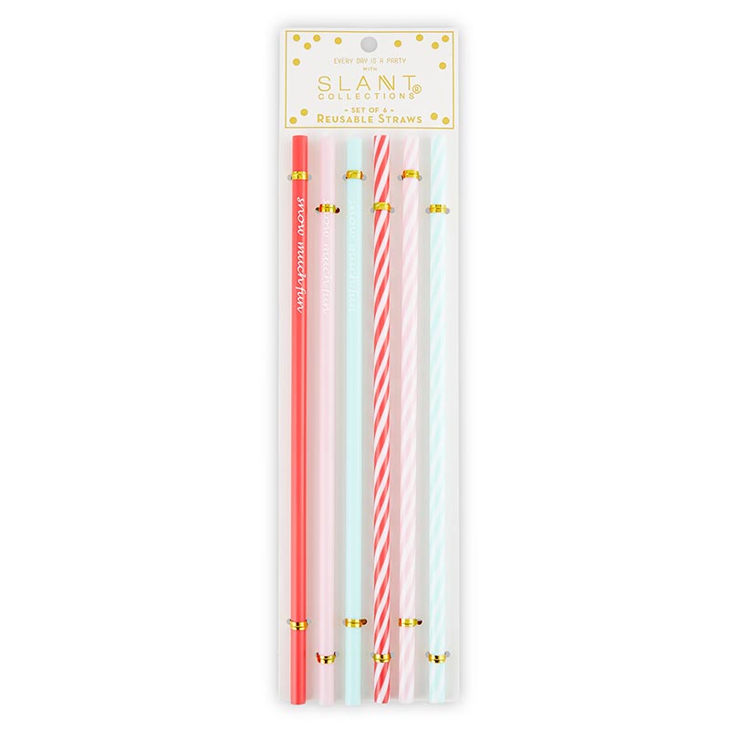 Snow Much Fun Straws