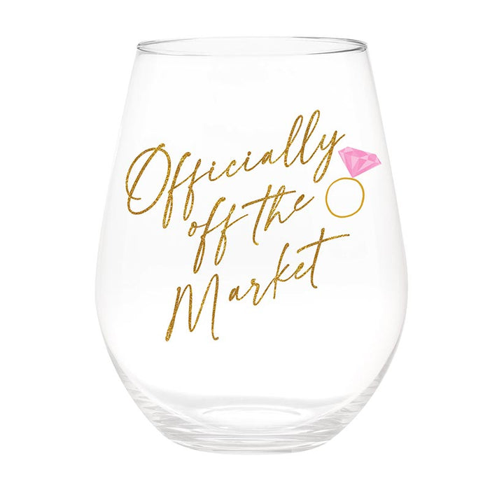 Off The Market Stemless Wine Glass