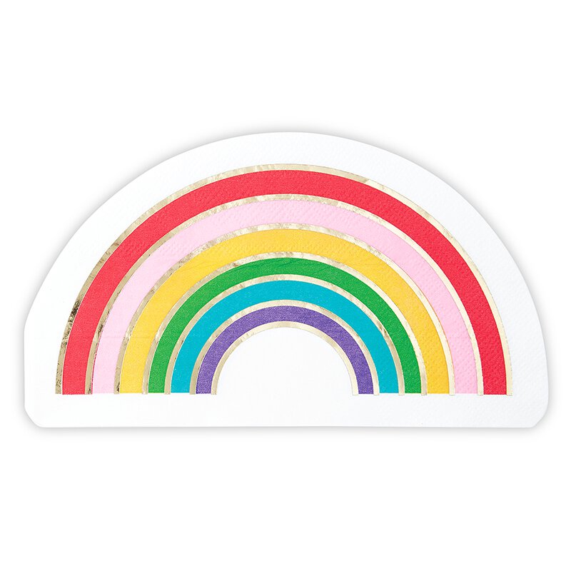 Rainbow Diecut Napkins