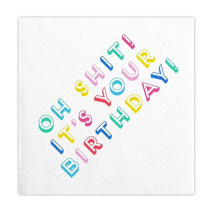 Oh Sh*t! It's Your Birthday Napkins