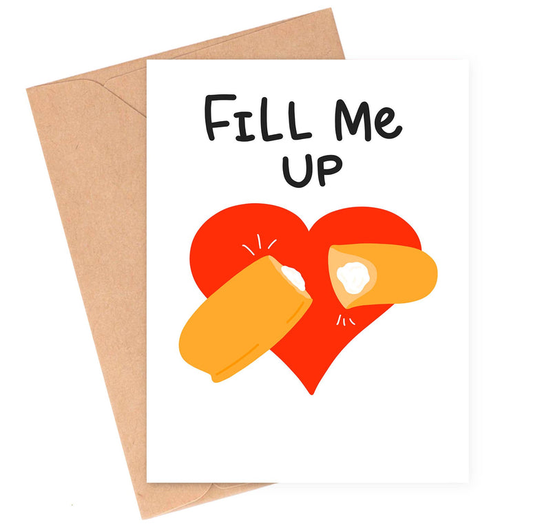Twinkie Filled Love Card