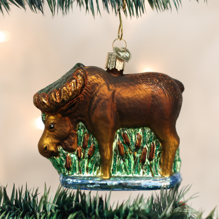 Munching Moose Ornament