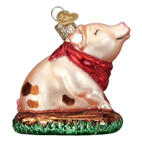 Piggy In The Puddle Ornament