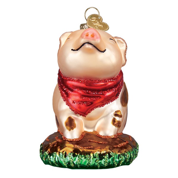 Piggy In The Puddle Ornament