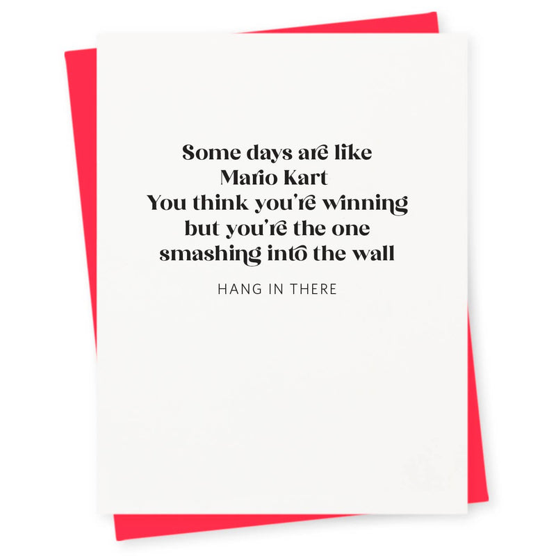 Mario Encouragement Card