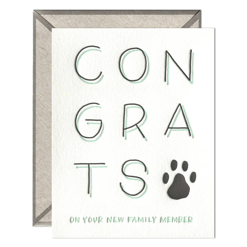 New Pet Card