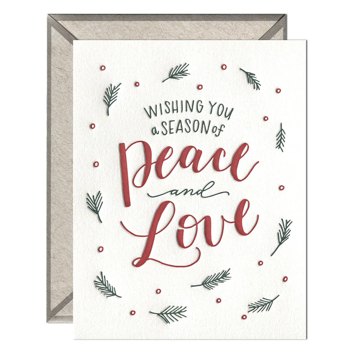 A Season of Peace and Love Card