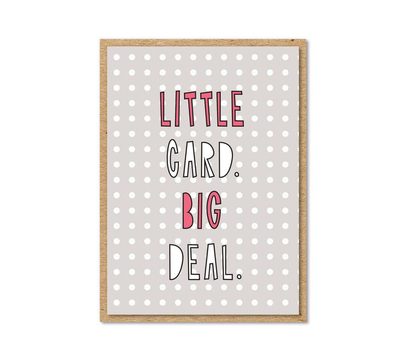 Big Deal Enclosure Card