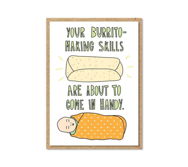 Burrito Baby Enclosure Card