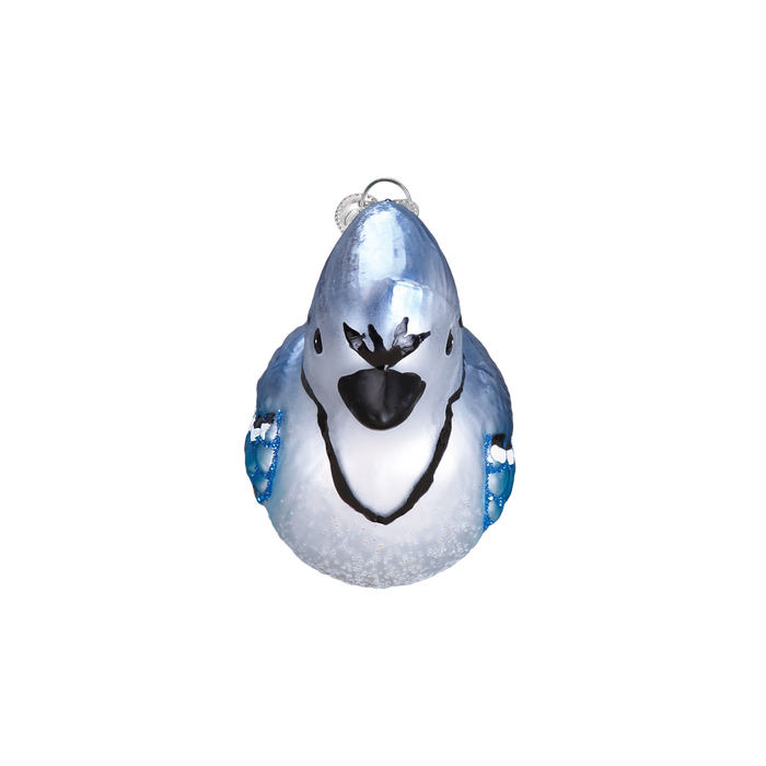 Bright Blue Jay Ornament