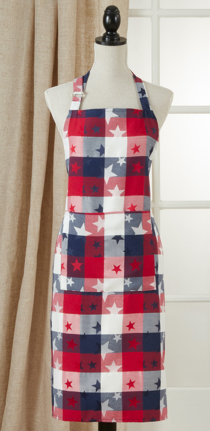 Americana Checkered Apron
