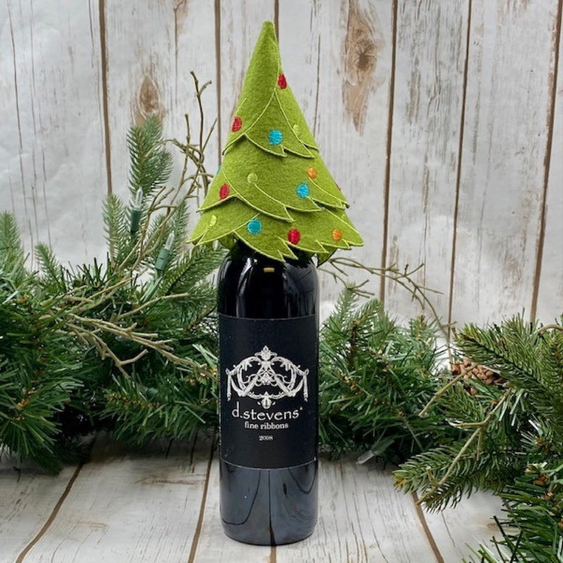 Christmas Tree Bottle Topper