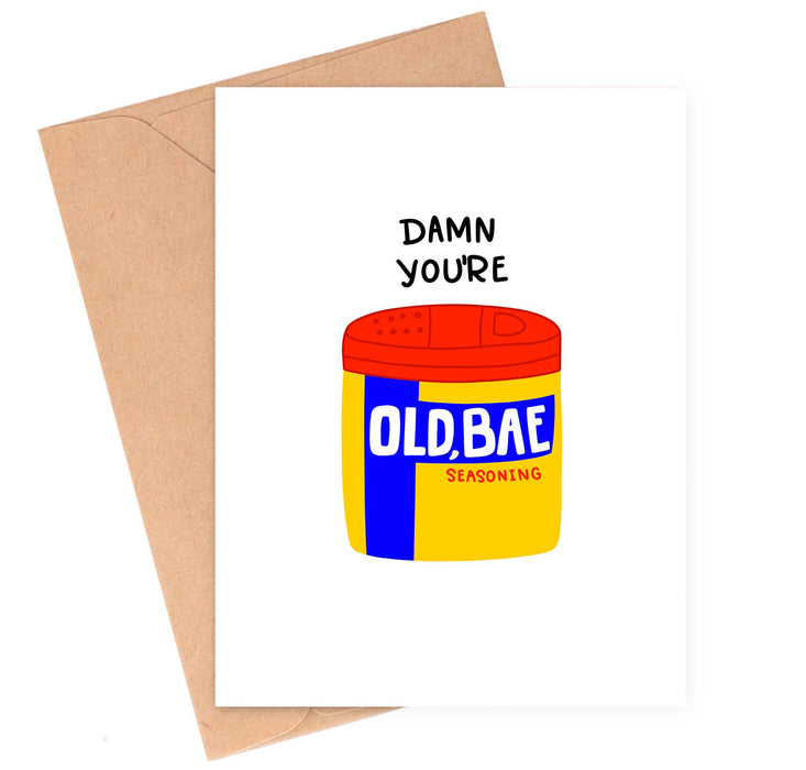 Old Bae Birthday Card