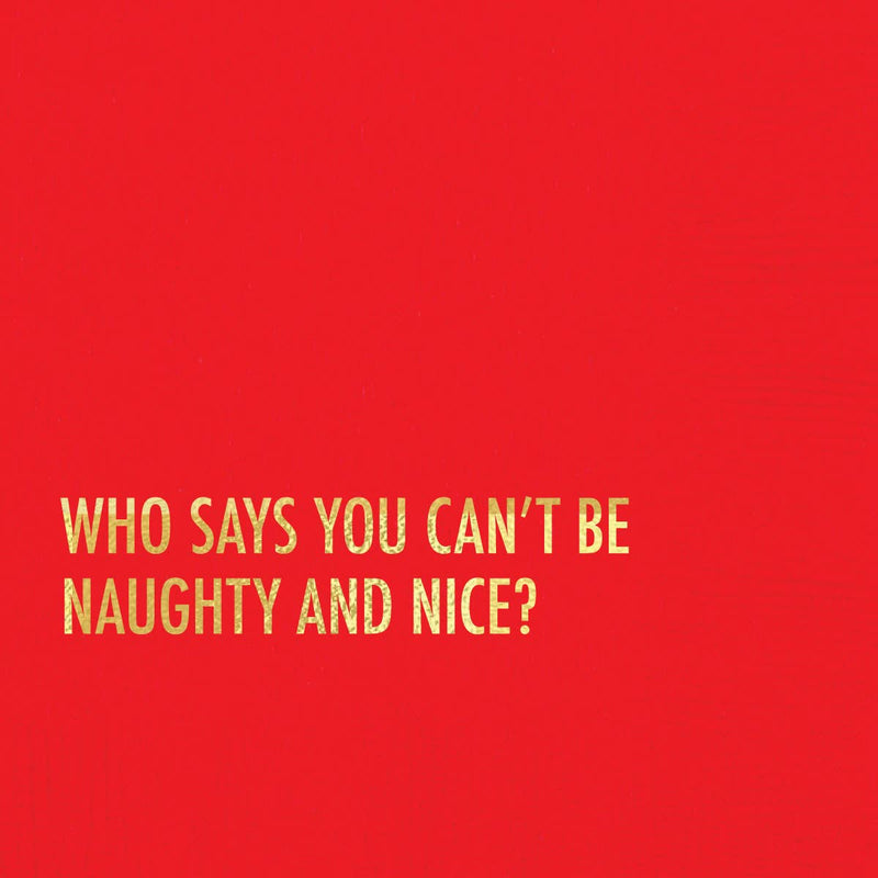 Naughty Nice Holiday Napkins