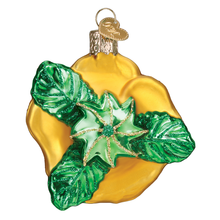 Yellow Rose Ornament